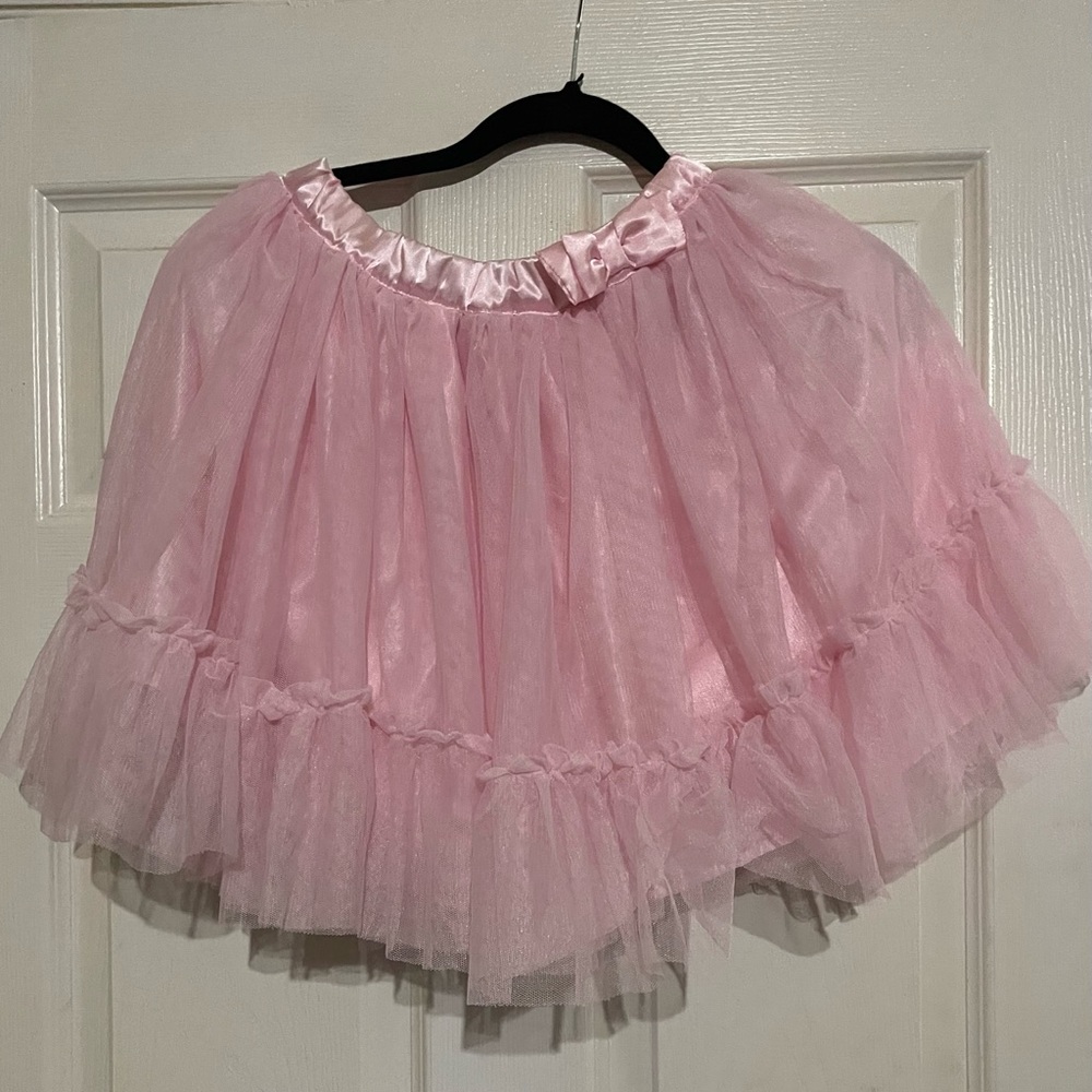 Gymboree pink tulle skirt size 10/12